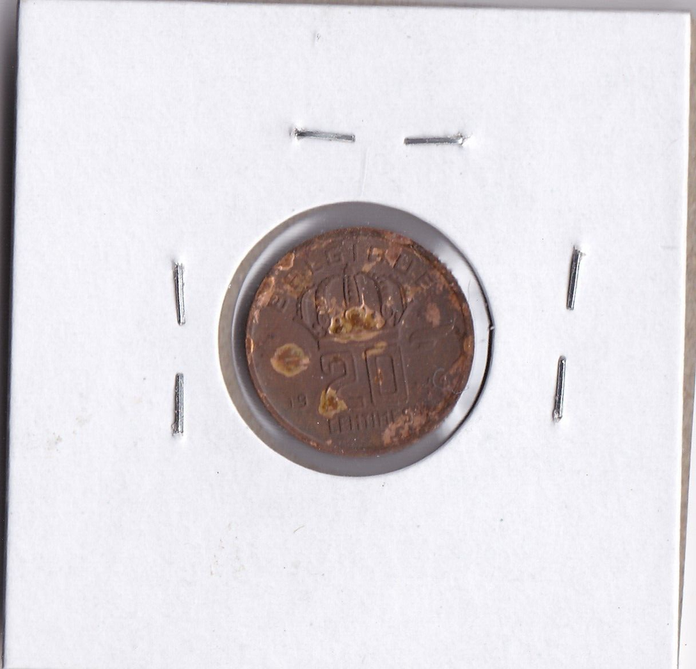 1953 Belgium 20 Centimes