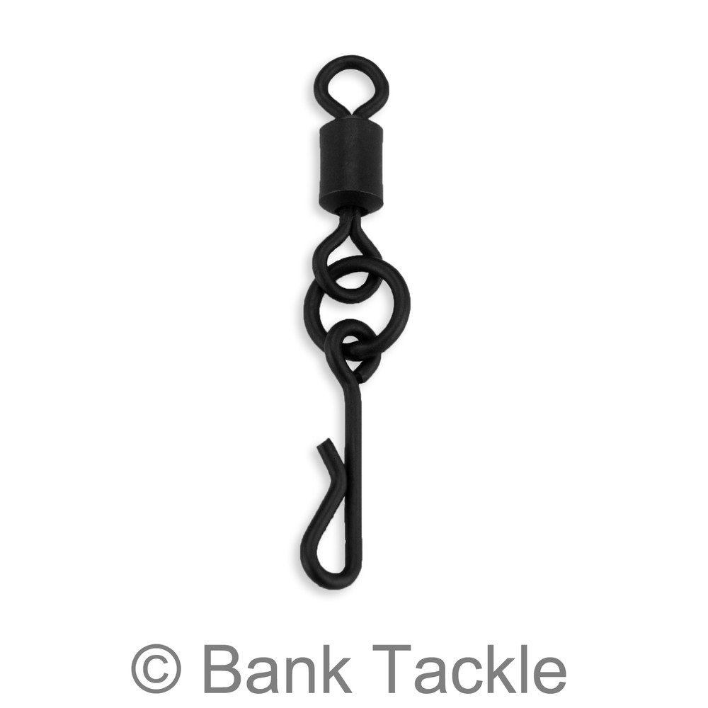 Quick Change Swivels with Flexi Ring Loop Size 8 Kwik Link Carp Tackle Rigs (SJ)