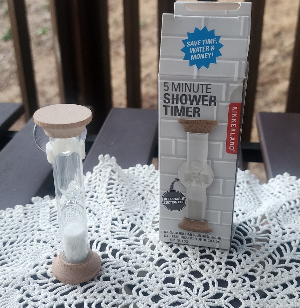 Kikkerland 5-minute Shower Timer, NIB