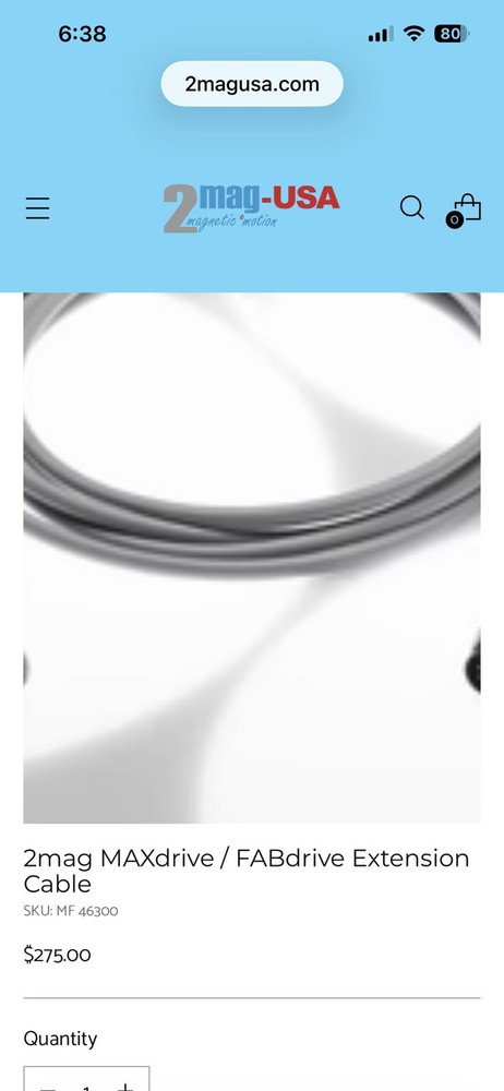 2 Mag USA Extension Cable MF 46300