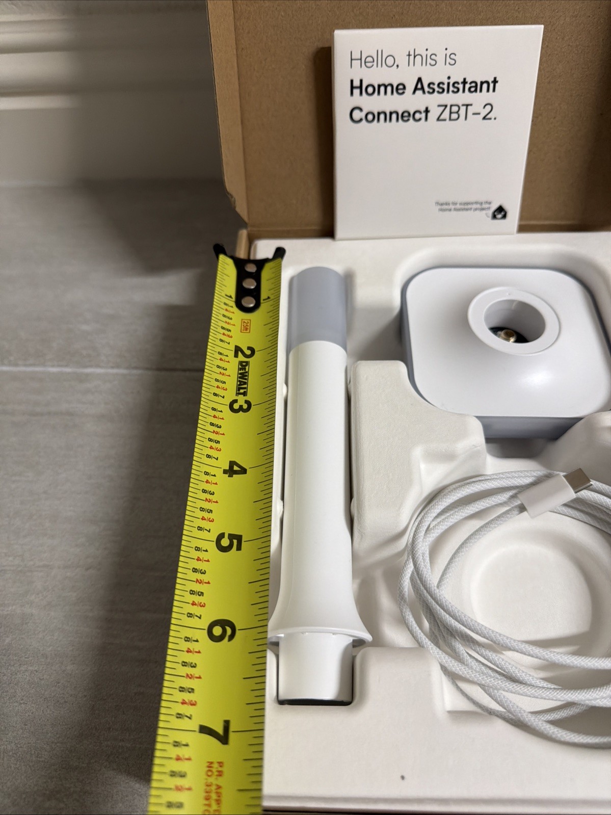 Home Assistant Connect ZBT-2 Zigbee / Thread USB-A Hub Antenna