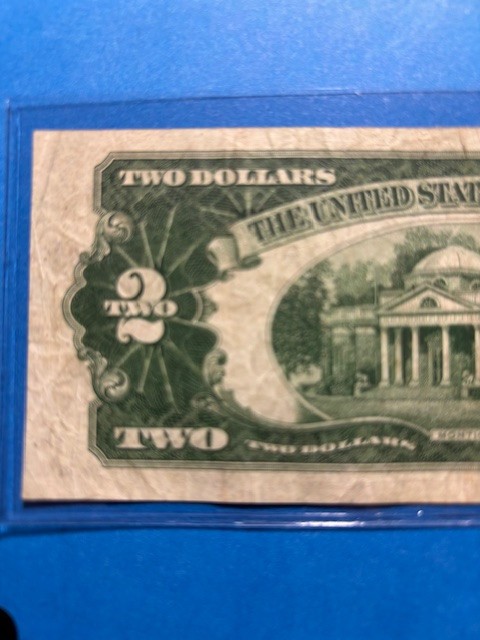 1928 $2 Jefferson Note (Red Seal) E14831128A