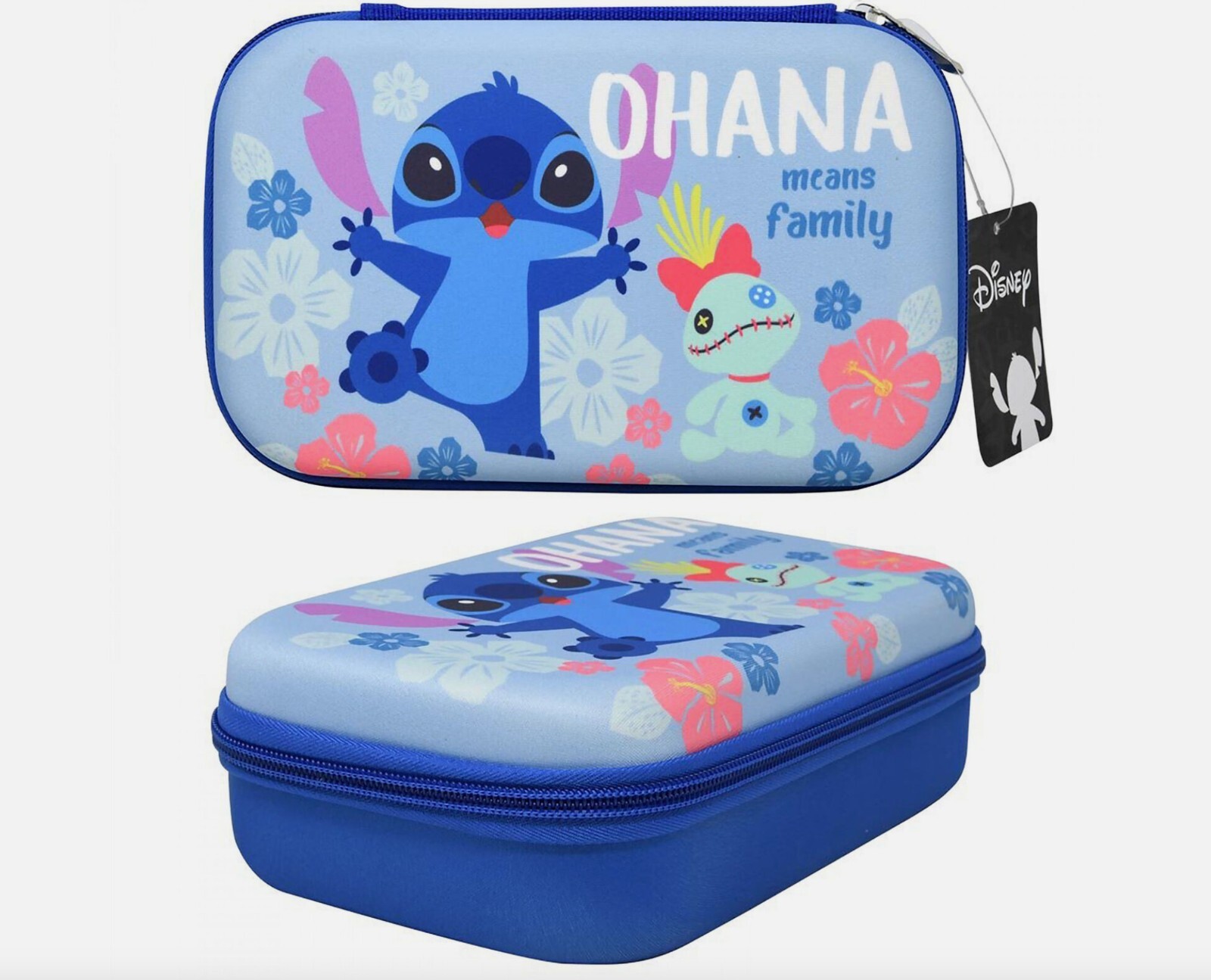 Lilo & Stitch Disney Ohana Pencil Case - Blue