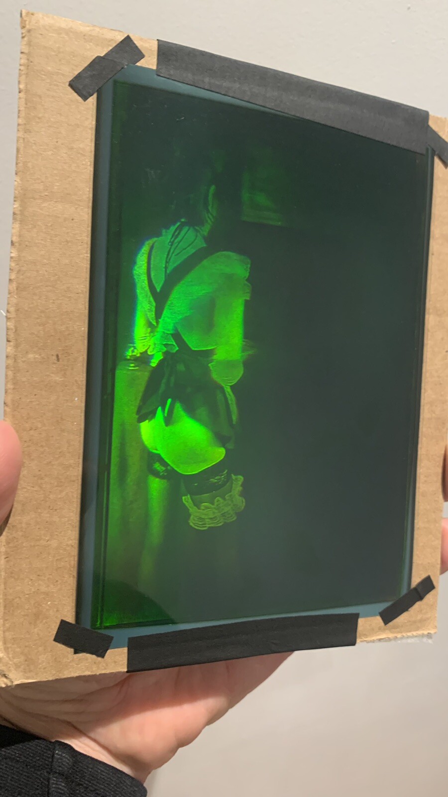 True 3D laser hologram. Casino Royale. Motion hologram