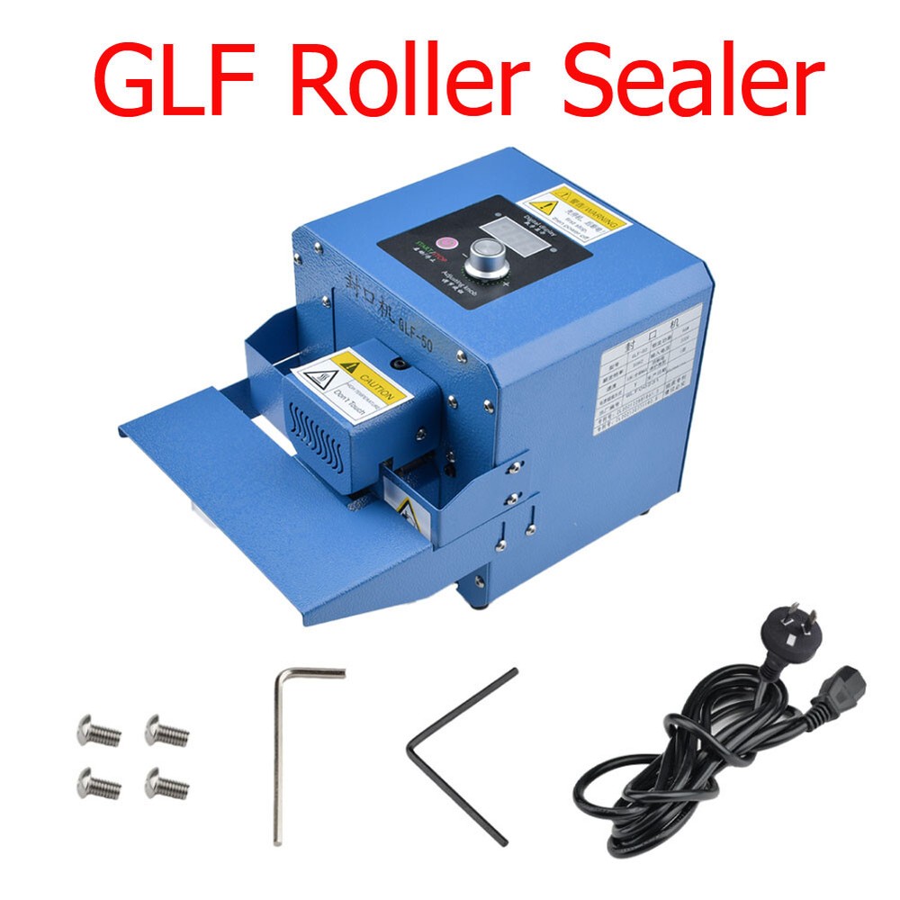 110 Continuous Bag Sealer Roller Sealing Machine Automatic Plastic Bag Sealer