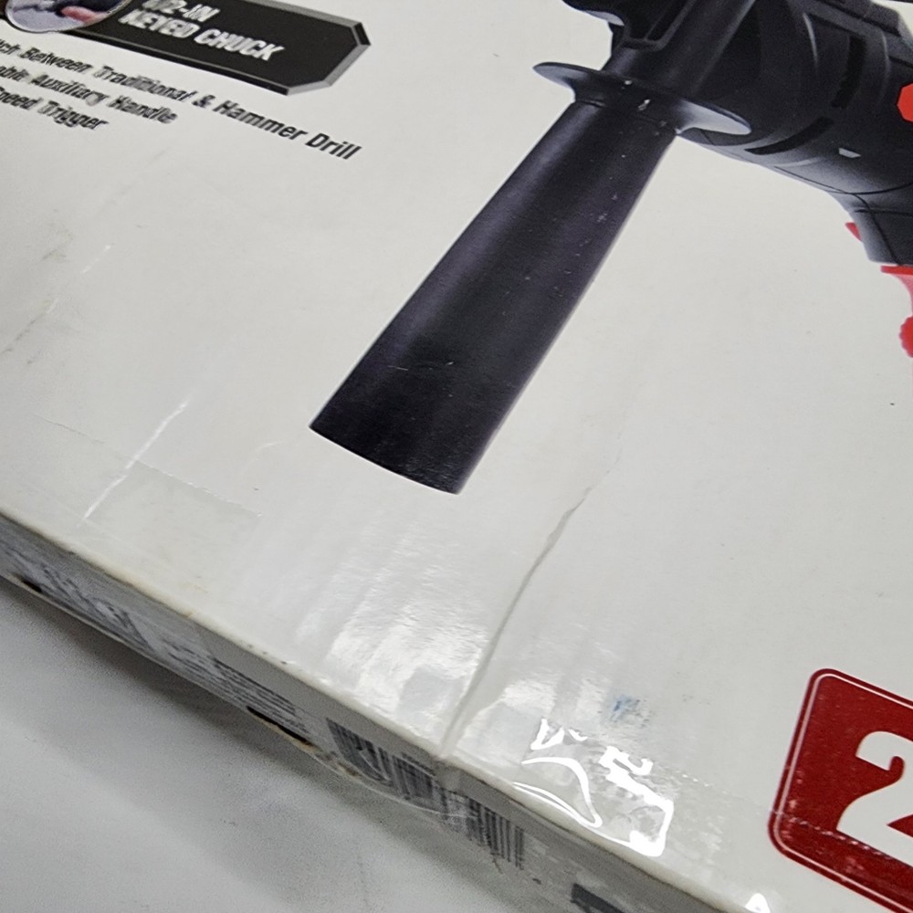 Hyper Tough 6-Amp Hammer Drill Variable Speeds