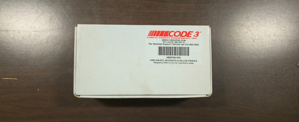 HB6PAK-RW Code 3 Hide-A- Blast lights