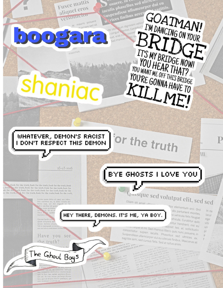 Buzzfeed Unsolved 7pc Stickers Pack