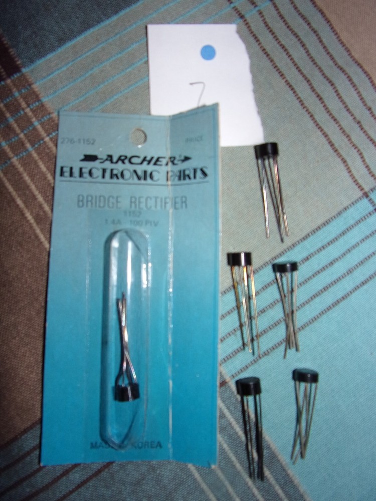 e BRIDGE RECTIFIER    ARCHER BRAND