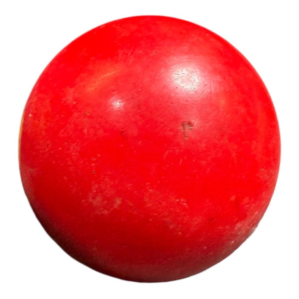 VTG BAKELITE Billiard Pool Ball - Solid Red #3 - 2 1/4" Diameter