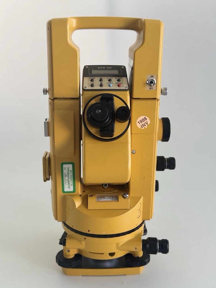Topcon GTS-2B Total Station ~ Case, Controller, & Accessories - Untested, As-Is