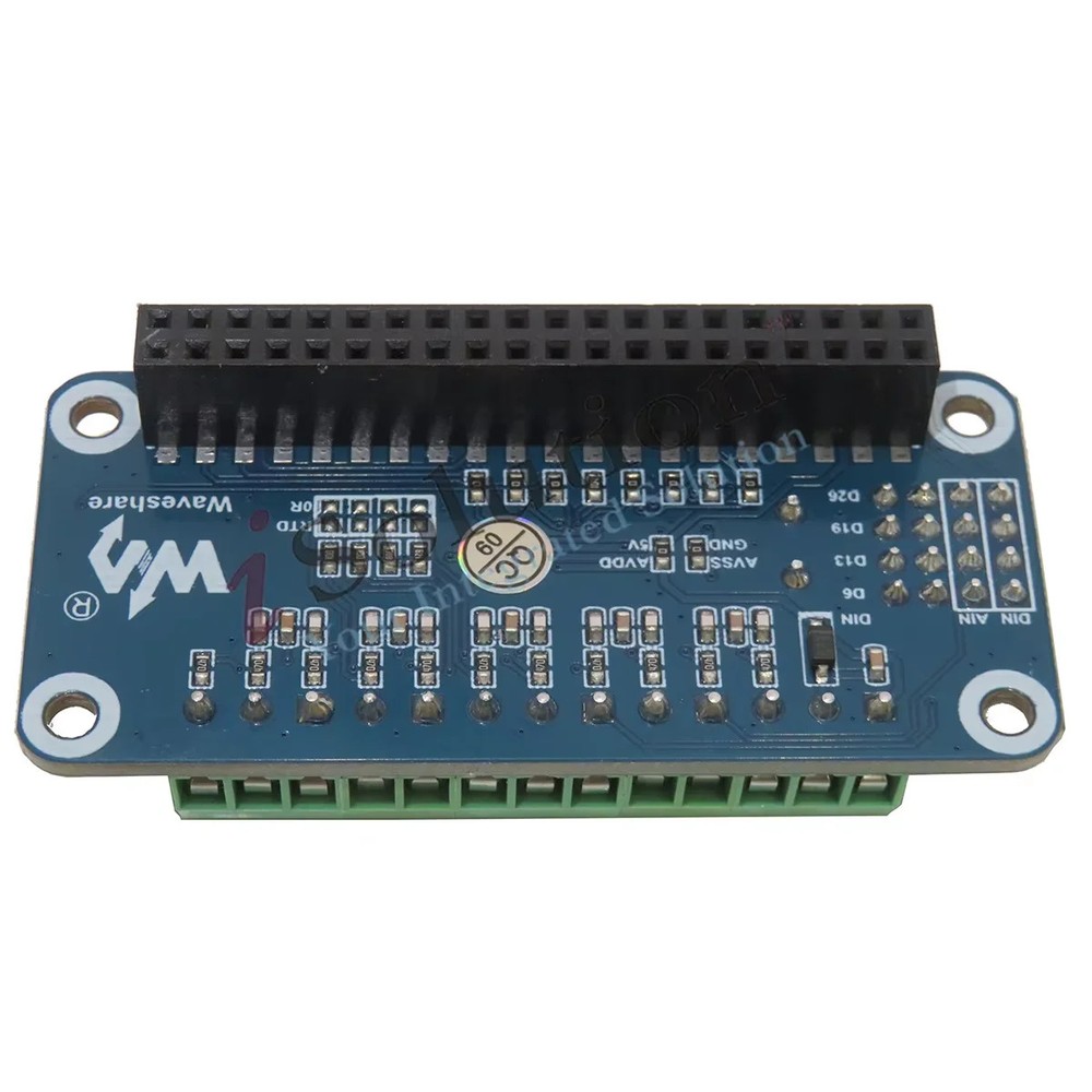 High-Precision AD HAT for Raspberry Pi Jetson Nano ADS1263 10CH 32Bit ADC Module