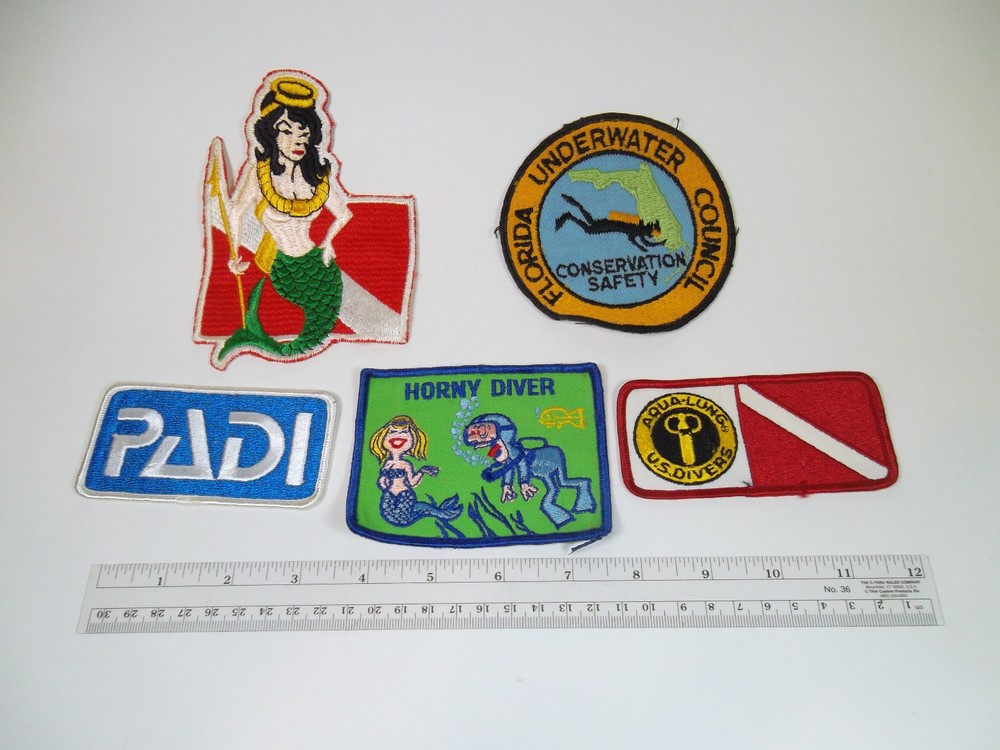 various Scuba Dive patch lot as pictured