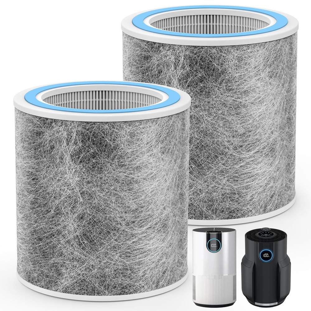 2 Pack Replacement Filter Compatible Shark HP102 HP152 HC452