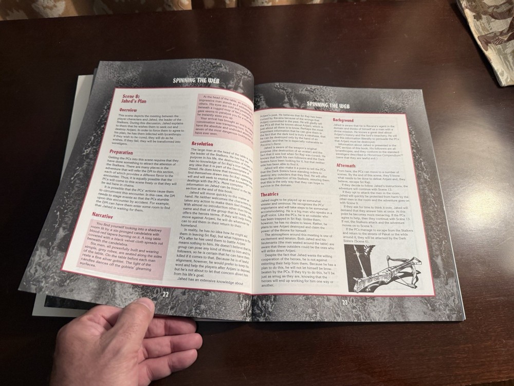 AD&D TSR Ravenloft “Web Of Illusion”