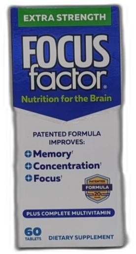 *2028-3-1* Focus Factor Extra Strength Brain Supplement & Complete Multivitamin