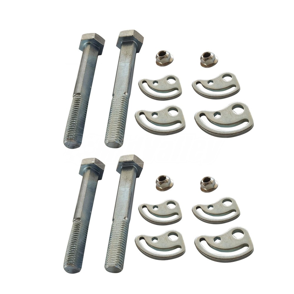 2Pcs Front Upper Control Arm Alignment Camber Bolt Kit For Chevy GMC Sierra 1500