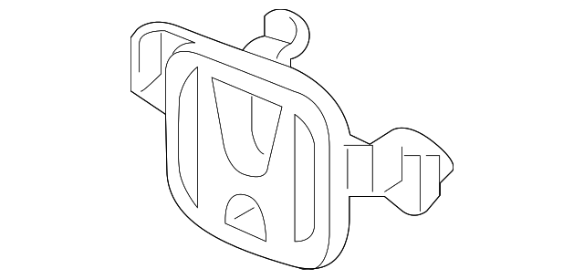 17'-19' HONDA CIVIC Front Emblem Base