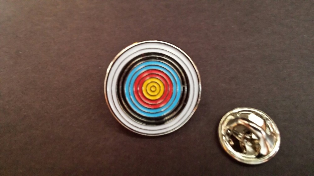 Archery Target Pin (Silver Finish)