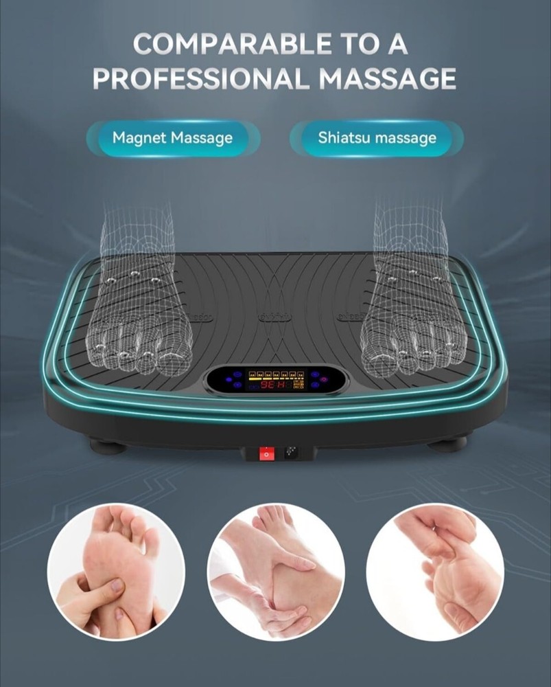 Vibration Plate Exercise Machine, Vibration Plate Platform for Lymphatic...
