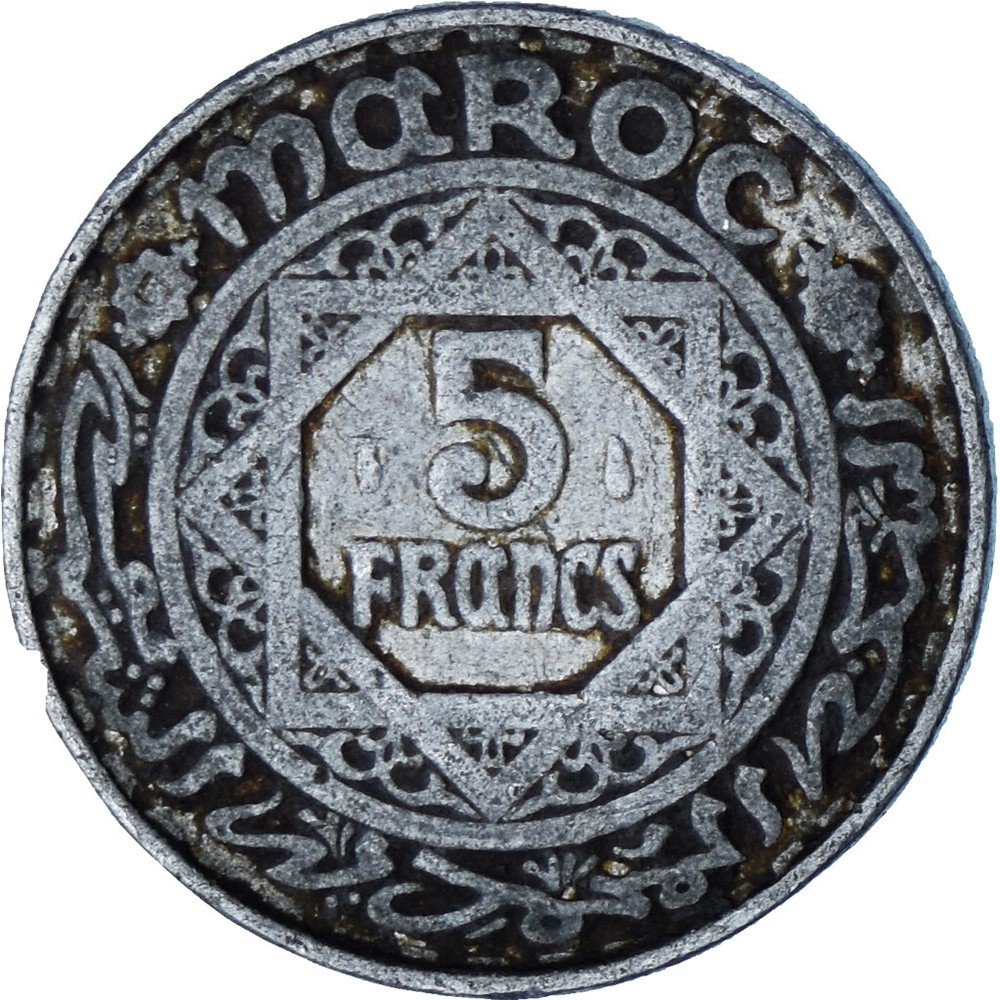 [#1379507] Morocco, 5 Francs, 1951