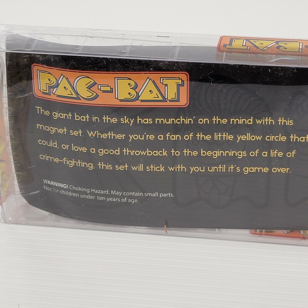 EXCLUSIVE PAC-BAT Pac-Man Batman Magnet Set