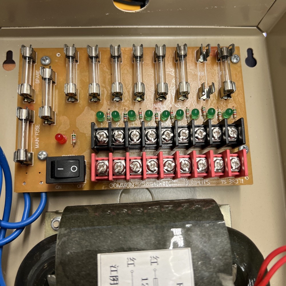 CCTV Camera & Accessory Power Supply With Transformer 18 Channel