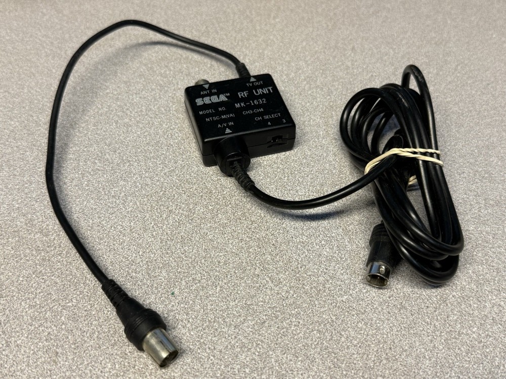 OEM Sega Genesis RF AV Cable Adapter Switch MK-1632 Tested & Working