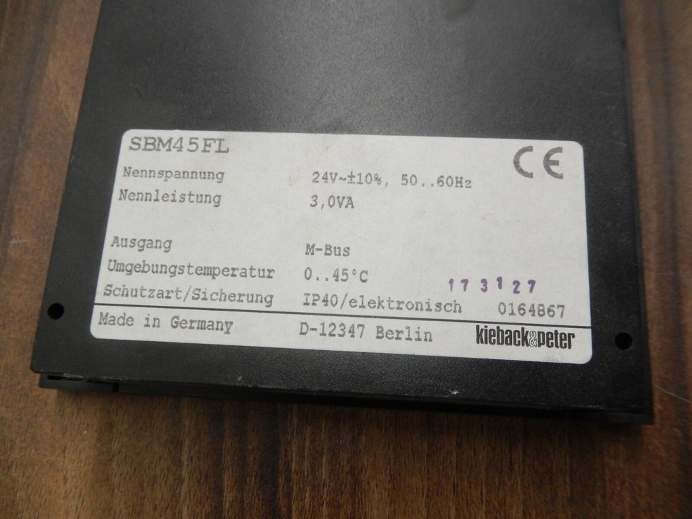 Kieback & Peter SBM45FL