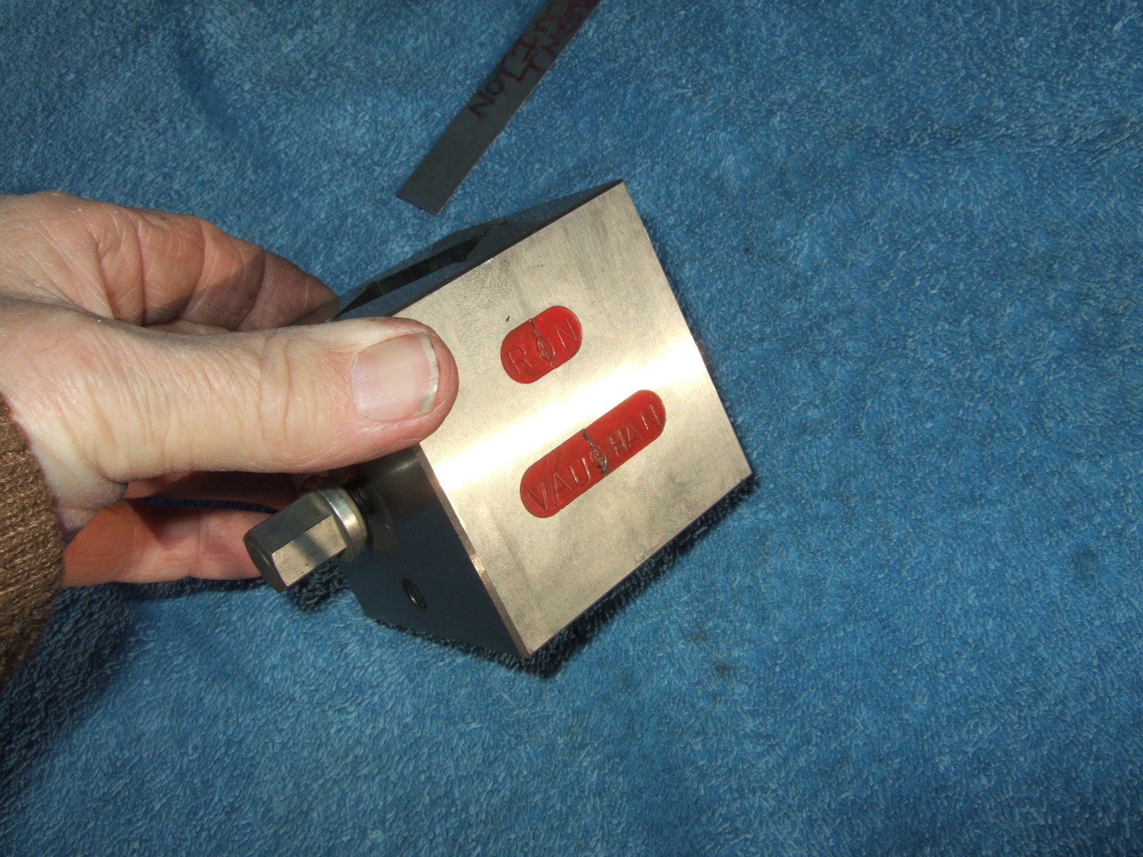 V BLOCK LRG 3 X 3 X 2.8 USA TOOLMAKER MADE 4 YOUR BRIDGPORT MACHINIST GRIND QA