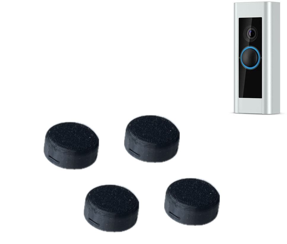 Premium Replacement Buttons for Ring Doorbell Pro (4-Pack) - Easy Installation