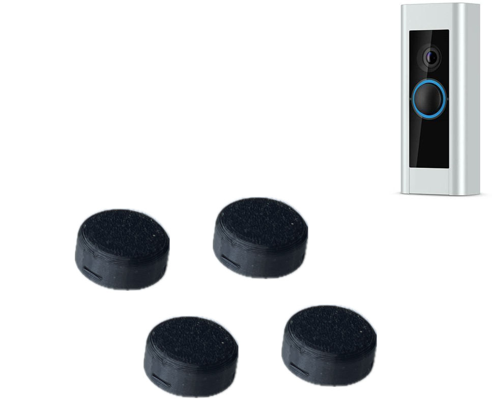 Premium Replacement Buttons for Ring Doorbell Pro (4-Pack) - Easy Installation