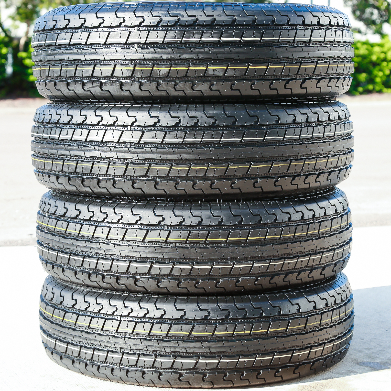 2 Tires Roundrule ST Hikee Semi Steel 205/75R15 205-75-15 Load E 10 Ply Trailer