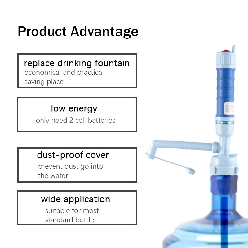 Water Bottle Switch Pump Electric Automatic Universal Dispenser 5 Gallon USA