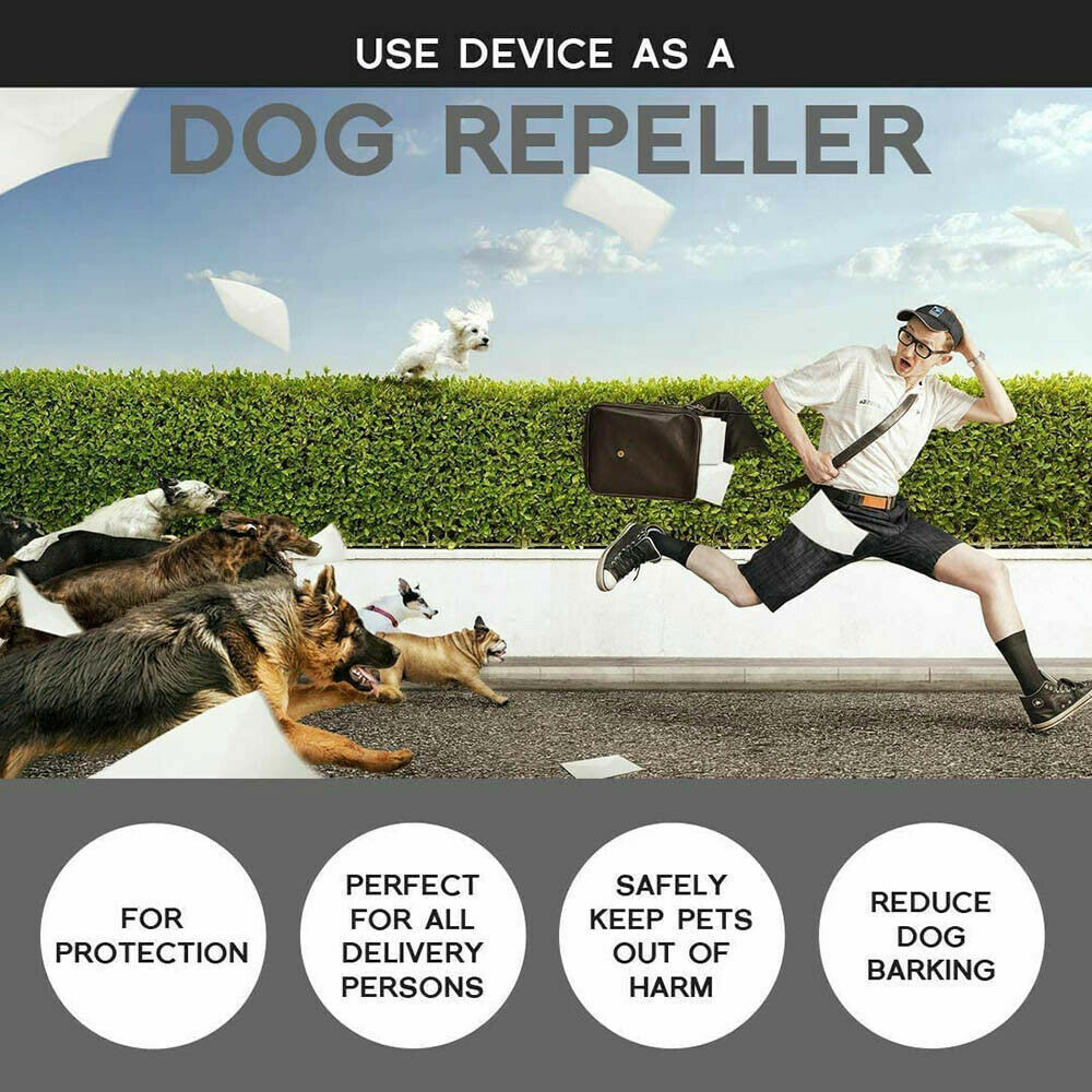 Ultrasonic Anti Barking Dog Repeller Train Control Device Bark Stop Trainer 125d