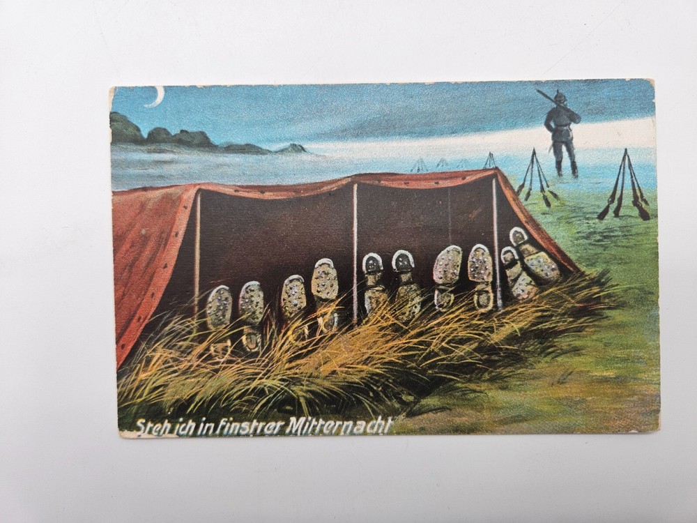 HA1967: Postcard Steh Ich IN Finst ' " Midnight