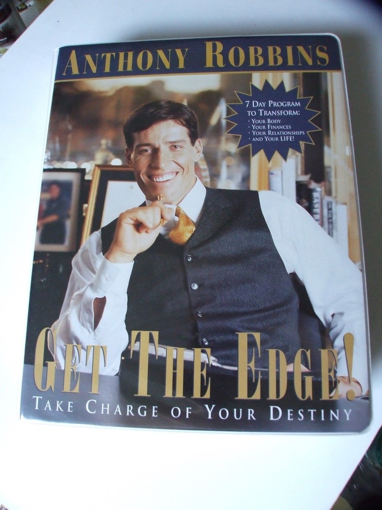 ANTHONY ROBBINS "GET THE EDGE" VHS & CD'S SET !!!!!