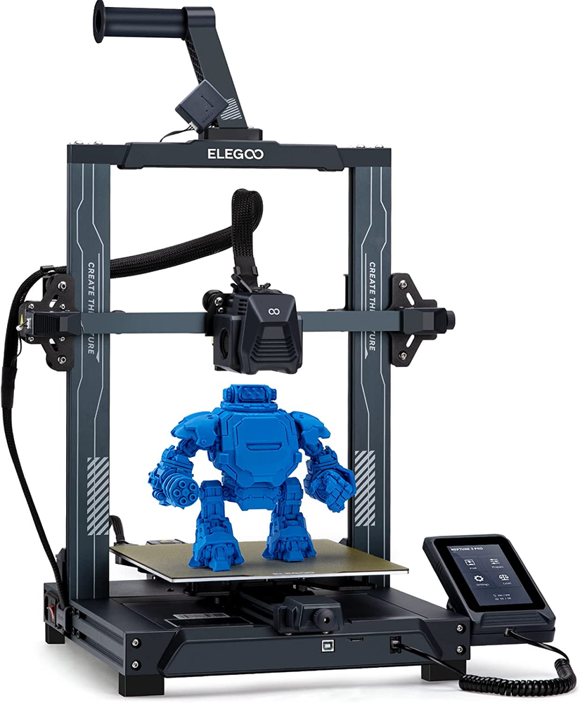 Neptune 3 Pro FDM 3D Printer with Auto Bed Leveling, Dual-Gear Direct Extruder,