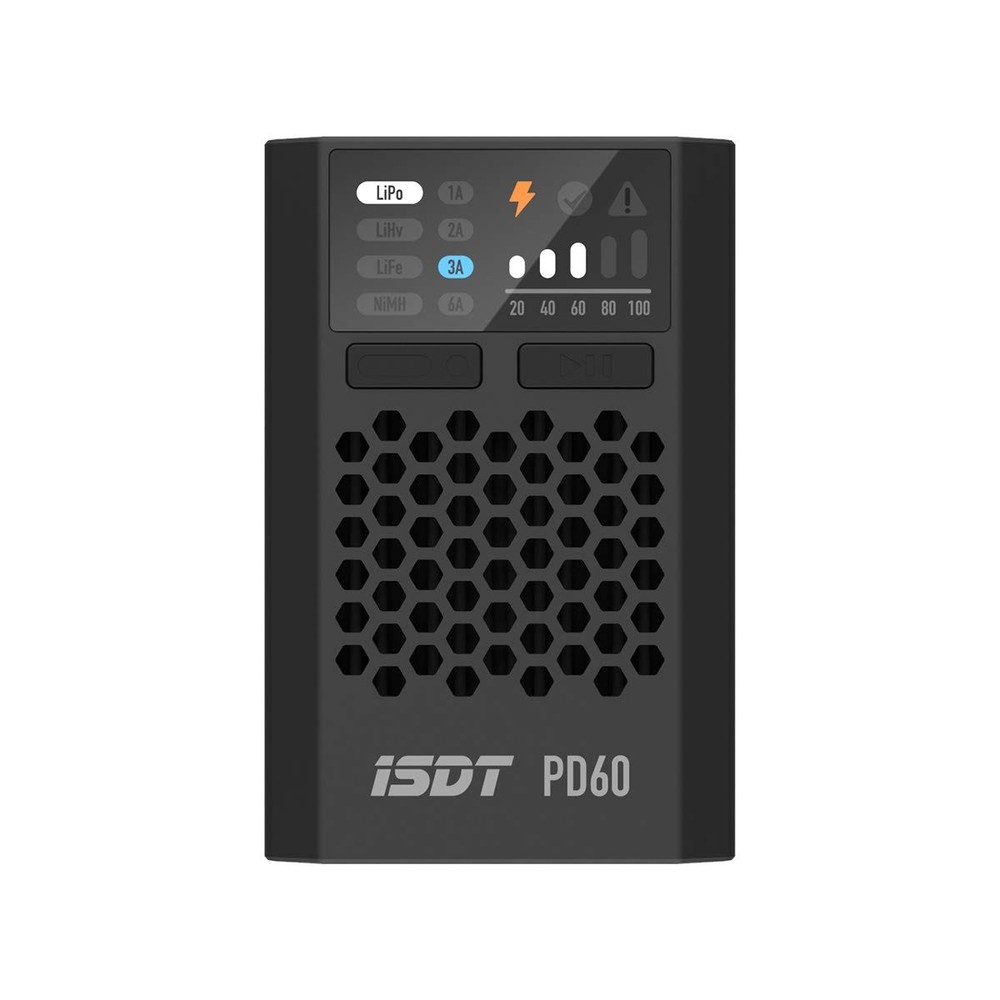 PD60S XT60 60W 6A Battery Balance Charger Type C 1-4S Lipo