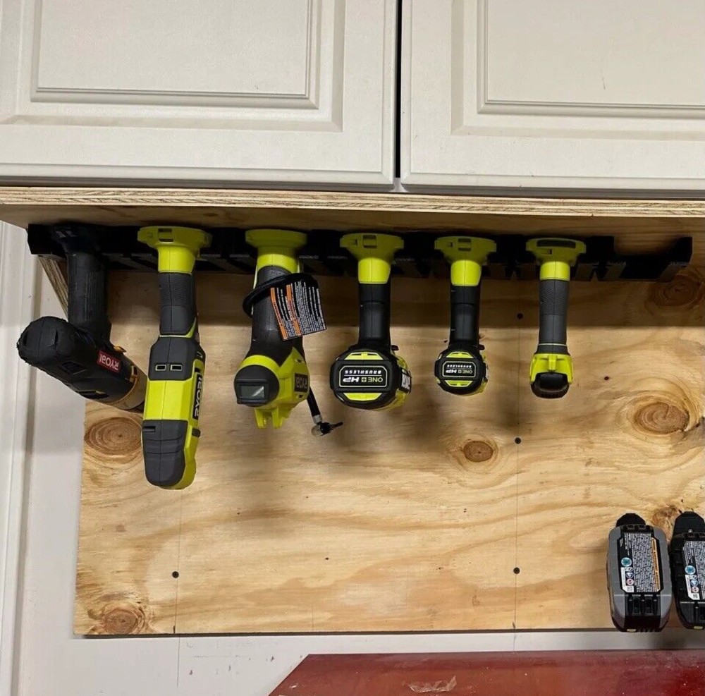 Ryobi Tool Holder Wall Mount 10 pack- Black