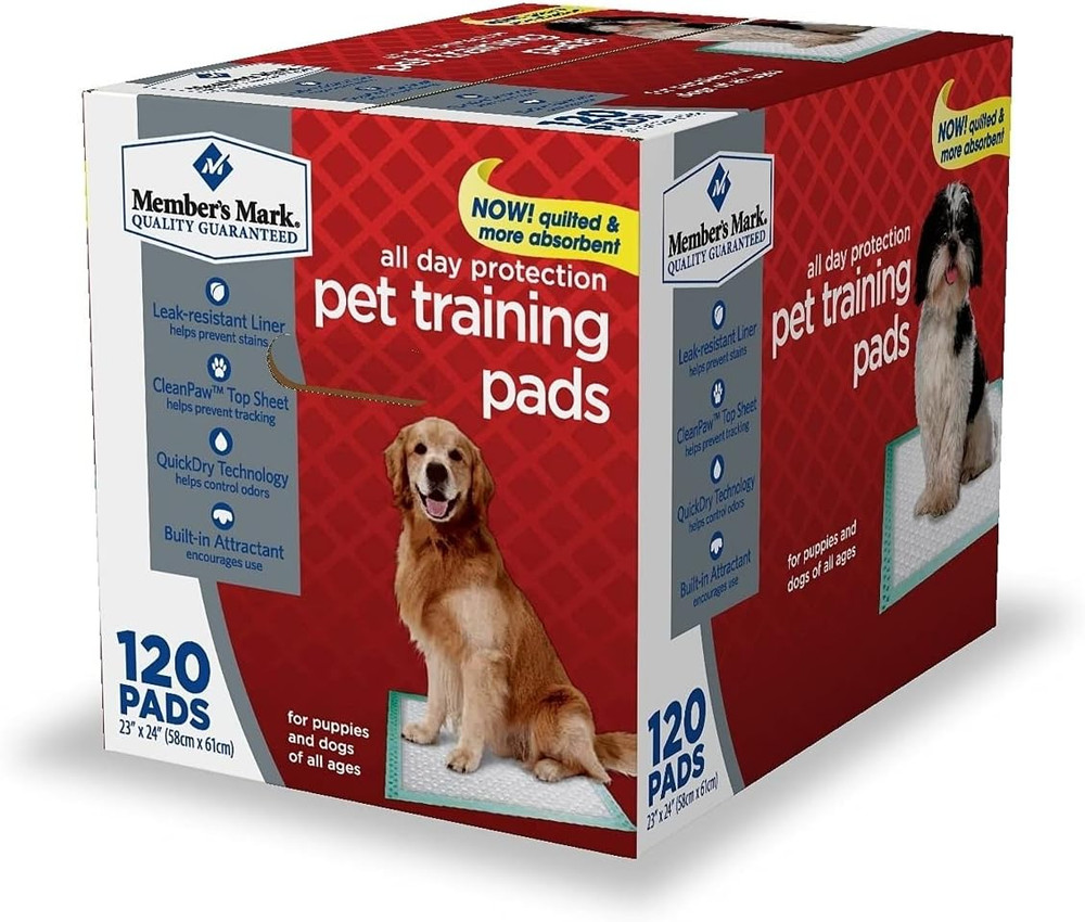 Pet Training Pads, 23" X 24" (120 Ct.)