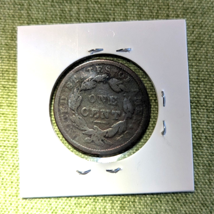 1838 Coronet Head Large Cent High Grade Circulated