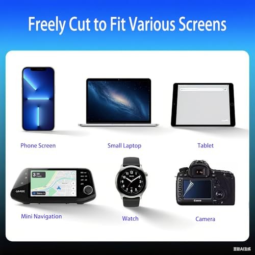 Cut to Fit Screen Protector [2-Pack] 300*200 mm Universal Trimmable Screen
