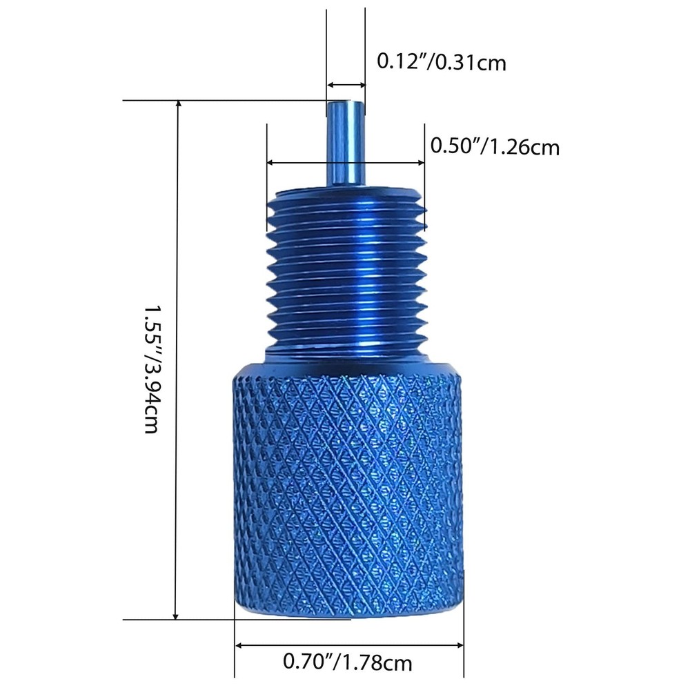 Brake Proportioning Valve Bleeder Tool, Bleeding Tool Blue, Blue