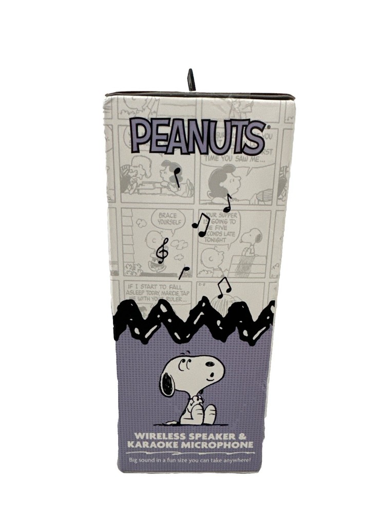 Peanuts Snoopy Wireless Speaker & Karaoke Microphone Set