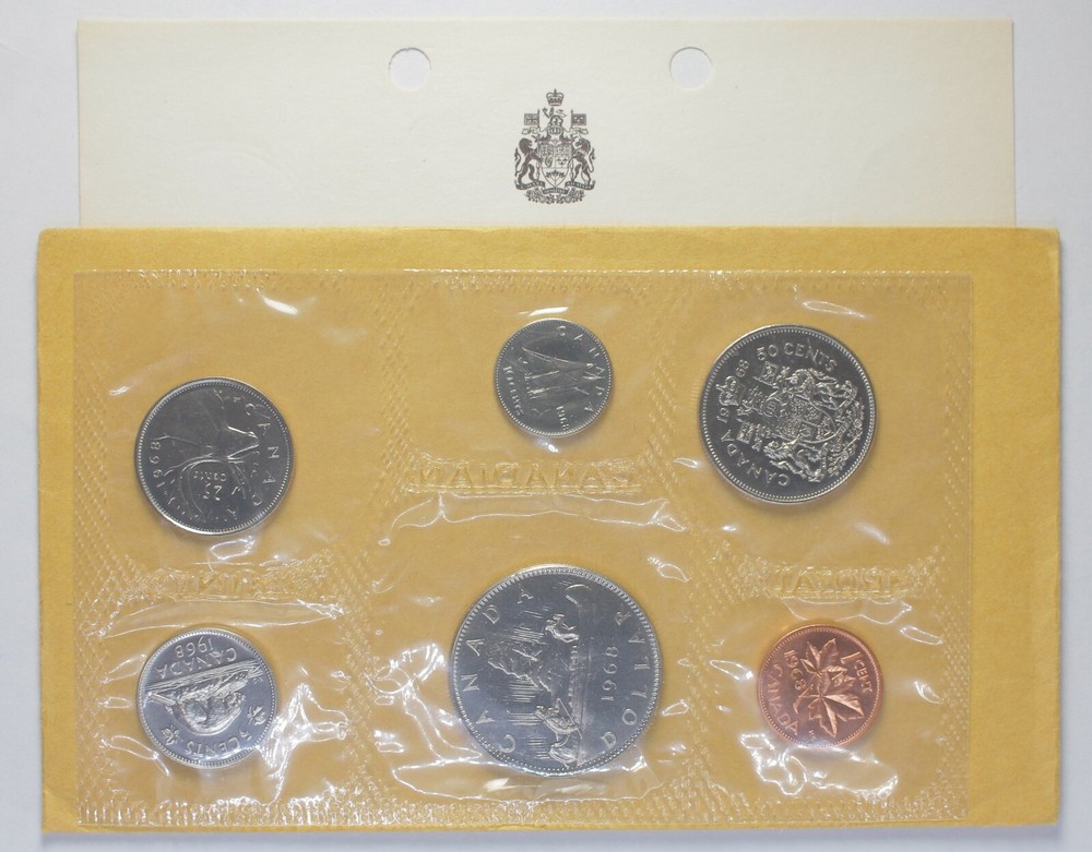 Canada 1968 Uncirculated Mint Set - with Envelope and COA 13