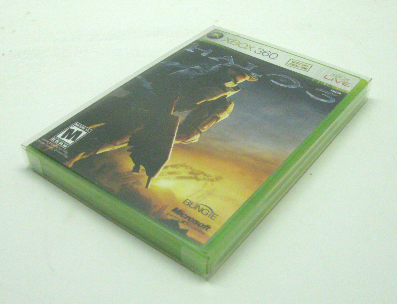 10Pack XBOX 360 CIB GAME - CLEAR PLASTIC PROTECTIVE BOX PROTECTOR CASE SLEEVE