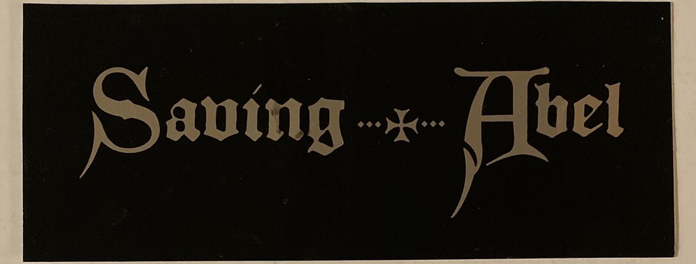 Saving Abel Signed Sticker Full Band Jared Weeks (Original Singer)