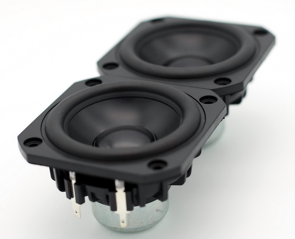 Pair 2peice peerless 3inch P830986 aluminun cone fullrange speaker