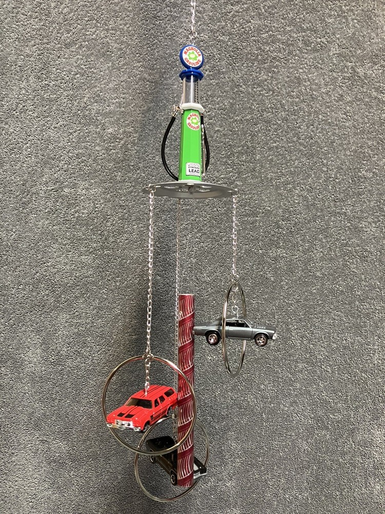 Chevy Car Gas Pump Wind Chime
